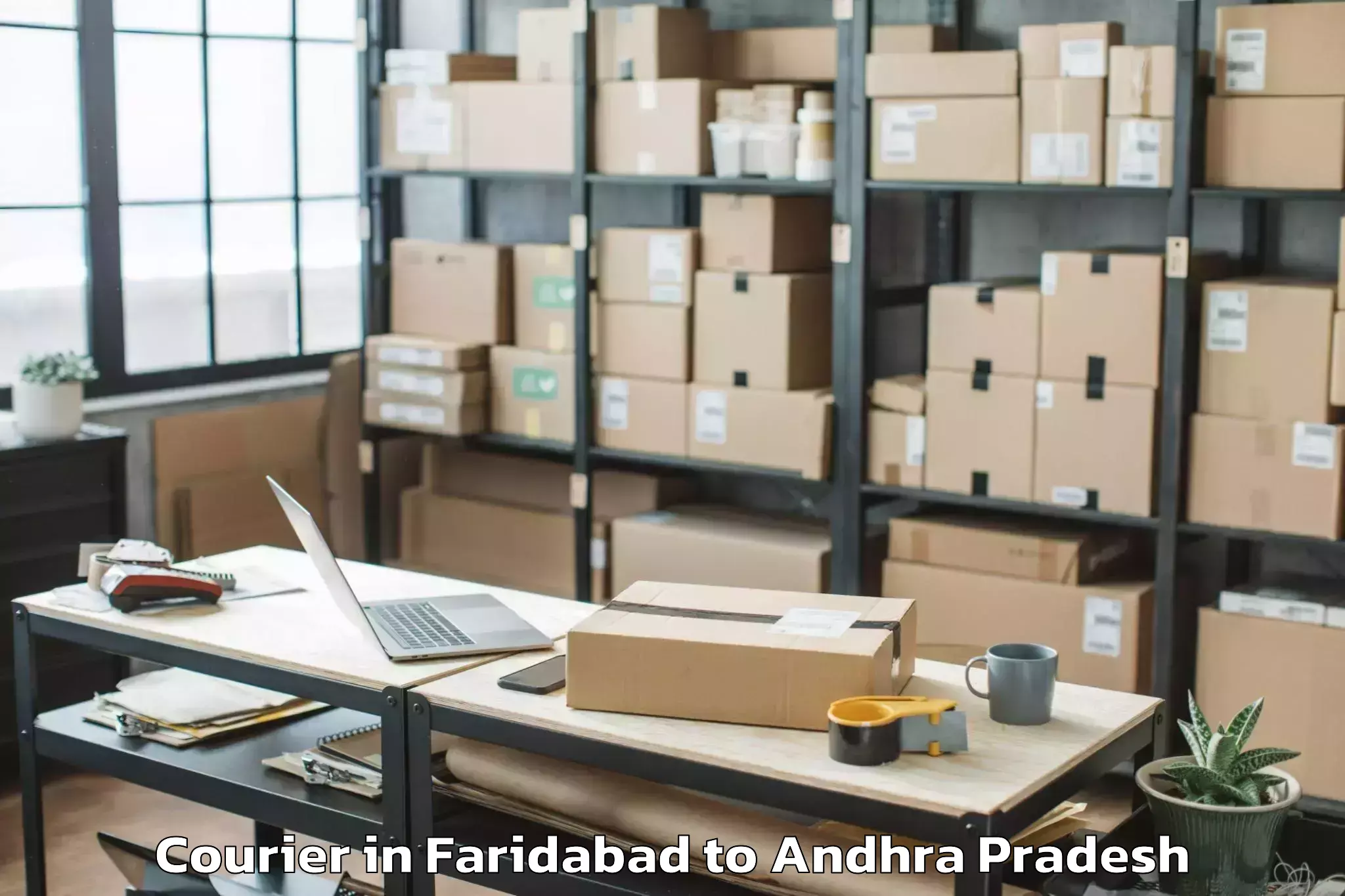 Leading Faridabad to Kottapalli Courier Provider